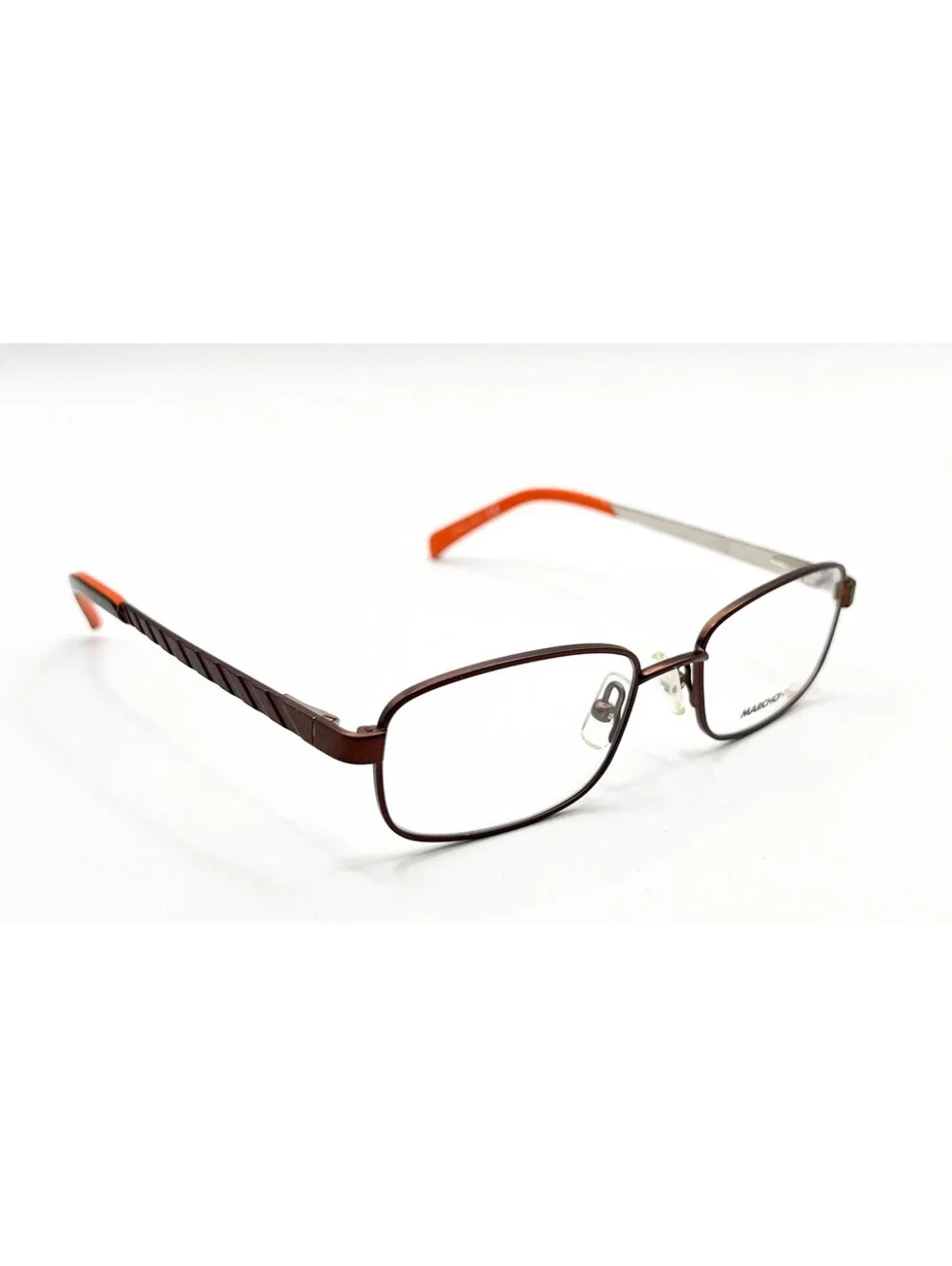 Marchon Nyc Cody 210 Orange Authentic Eyeglasses 46-16-125